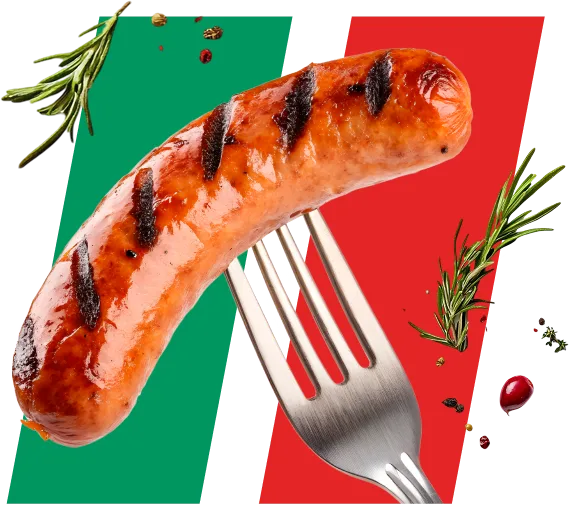 Grilled Italian sausage highlighting texture, seasoning, and premium meat quality